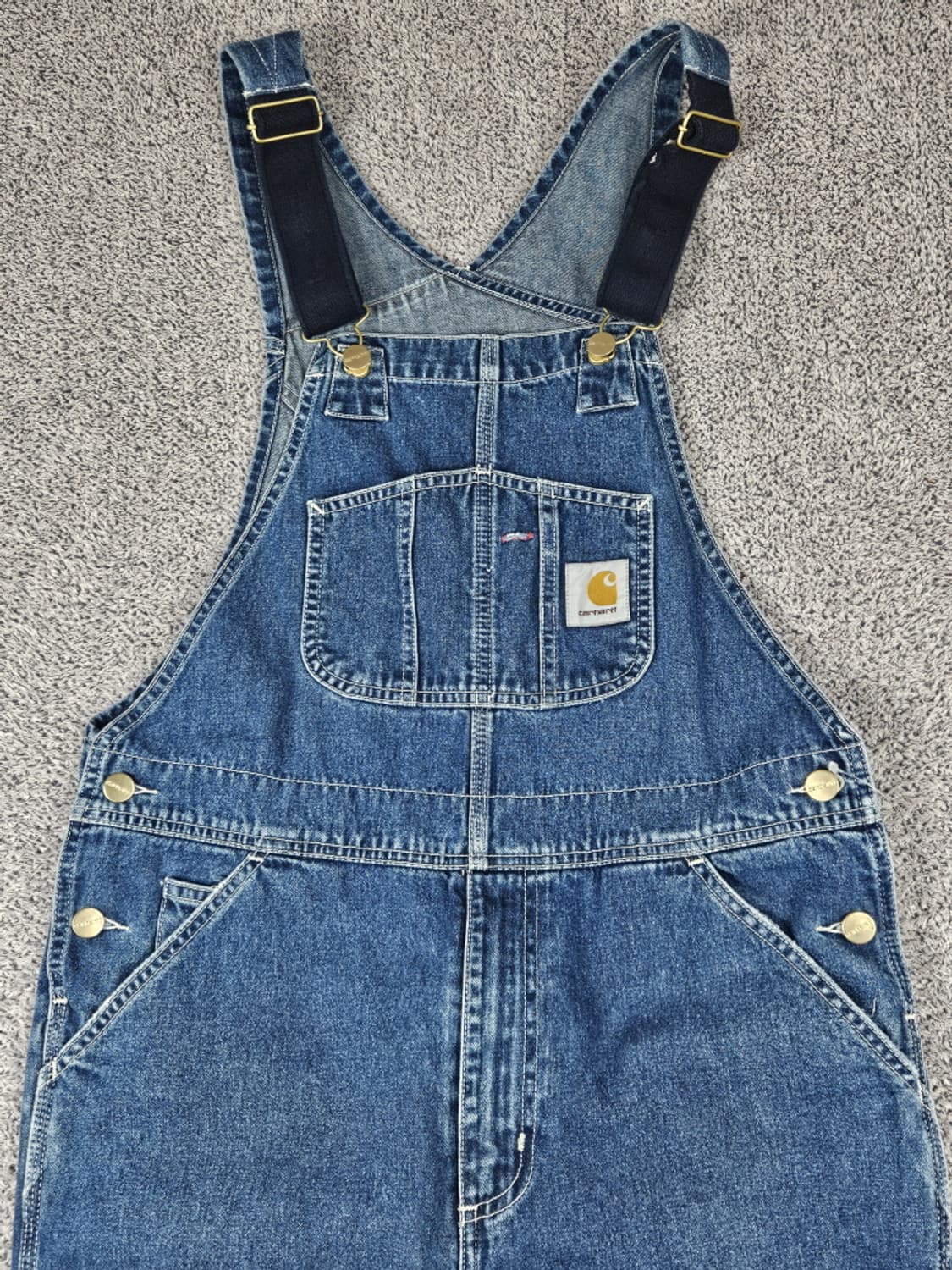 칼하트 WIP 데님 워크 오버롤 슈트 ( 30X32 ) / 10313 상품이미지4
