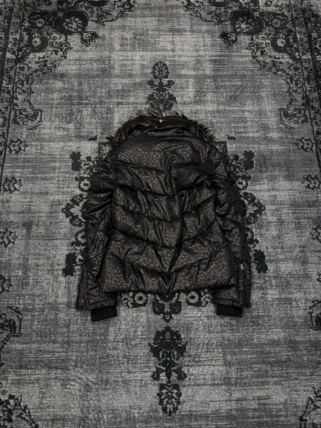 Place plan 00s vkei black leopard fur ja 상품이미지7