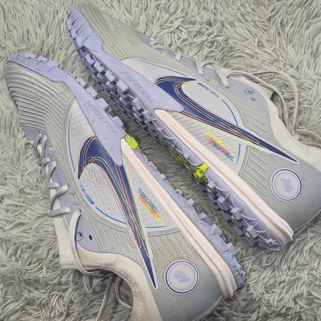 5q-2:나이키 머큐리얼 줌 풋살화 TF 화이트 (280mm)-거의새거 상품이미지8