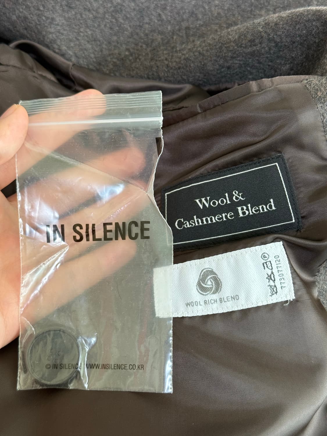 인사일런스 캐시미어 더블 롱 코트 M.CHOCOLATE BROWN 상품이미지5