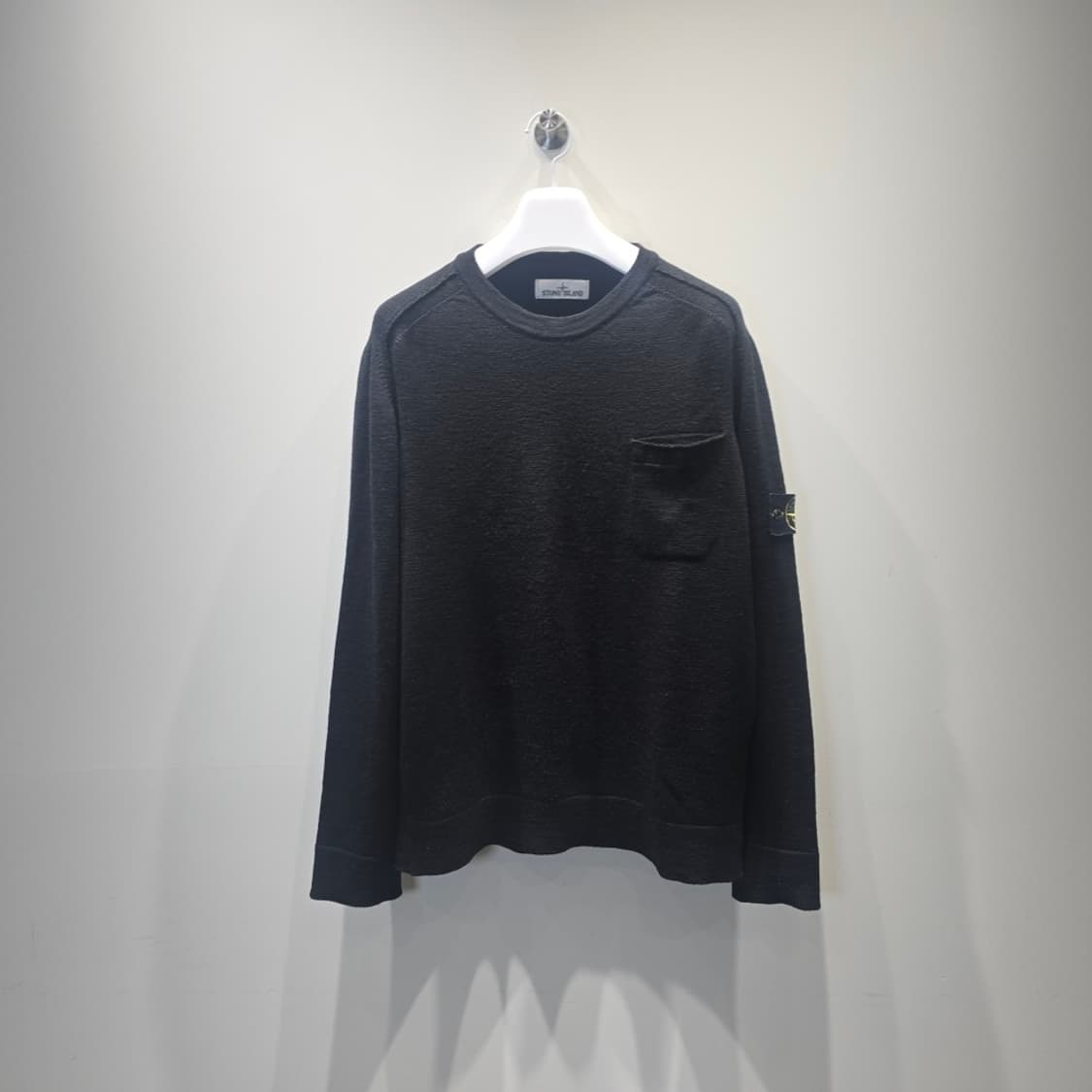 [중고/정품] 스톤 아일랜드 와팬 패치 포켓 니트 XXL 상품이미지1