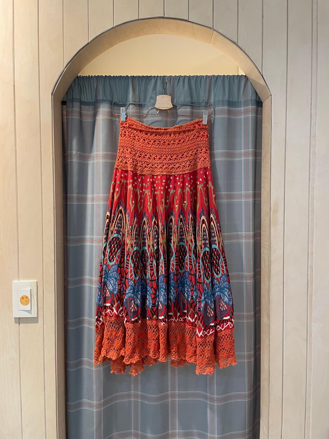 일본빈티지 크로쉐디테일 원피스겸스커트 상품이미지4