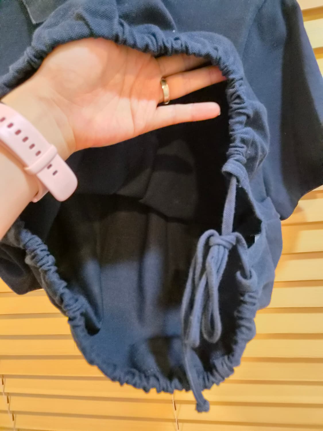 라코스테 여성 밴딩크롭 PK반팔티셔츠 34사이즈 상품이미지5