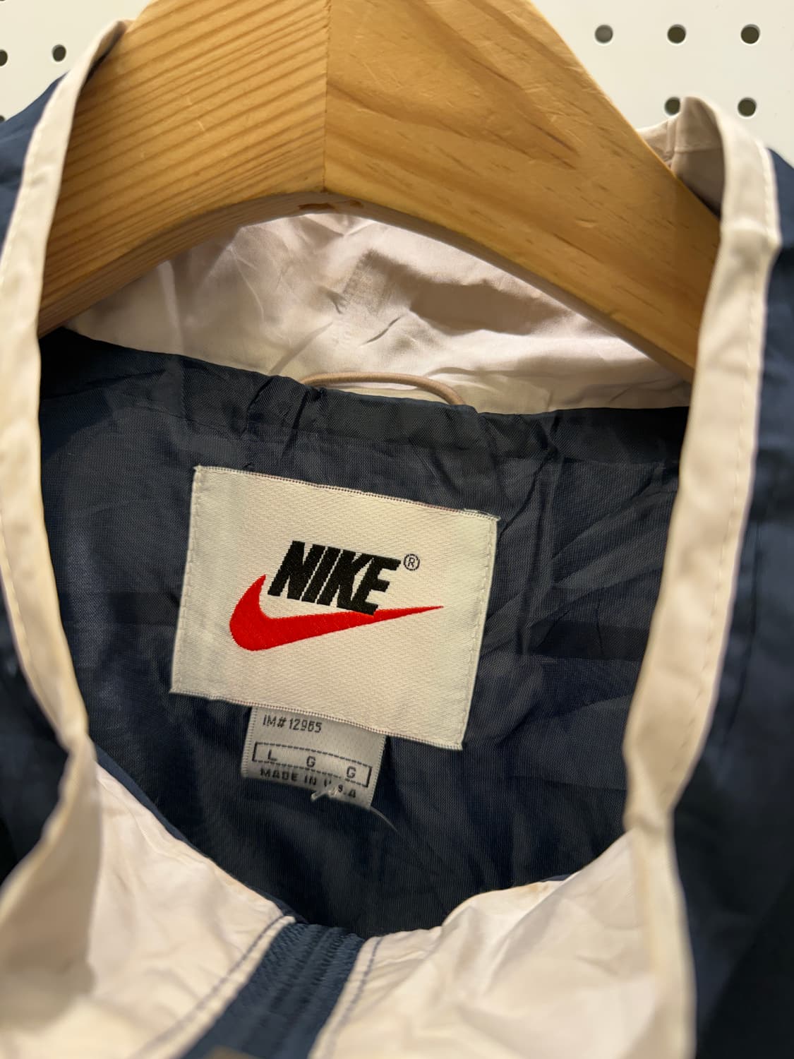 나이키 배색 하프집업 바람막이 자켓 U1346 상품이미지5