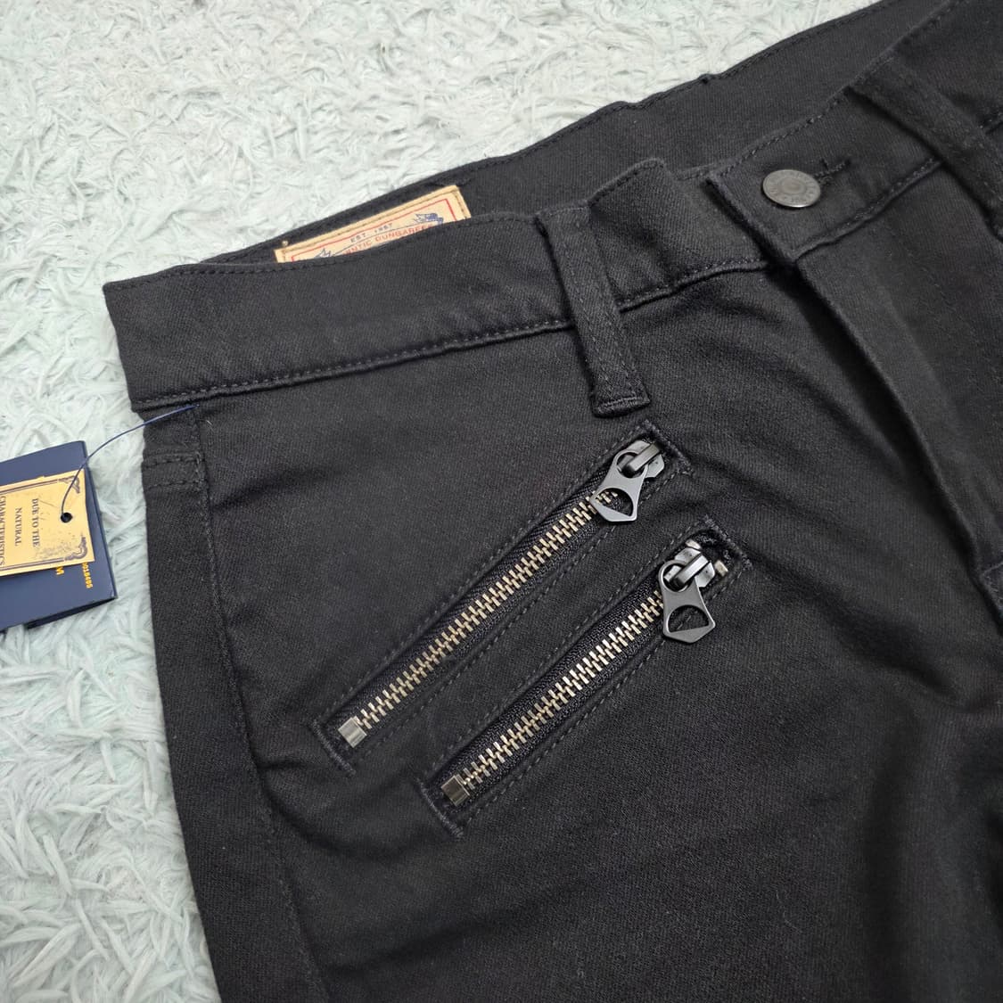 [택상품/택포]  폴로랄프로렌 여성 스키니 핏 모토 진 블랙 27 상품이미지9