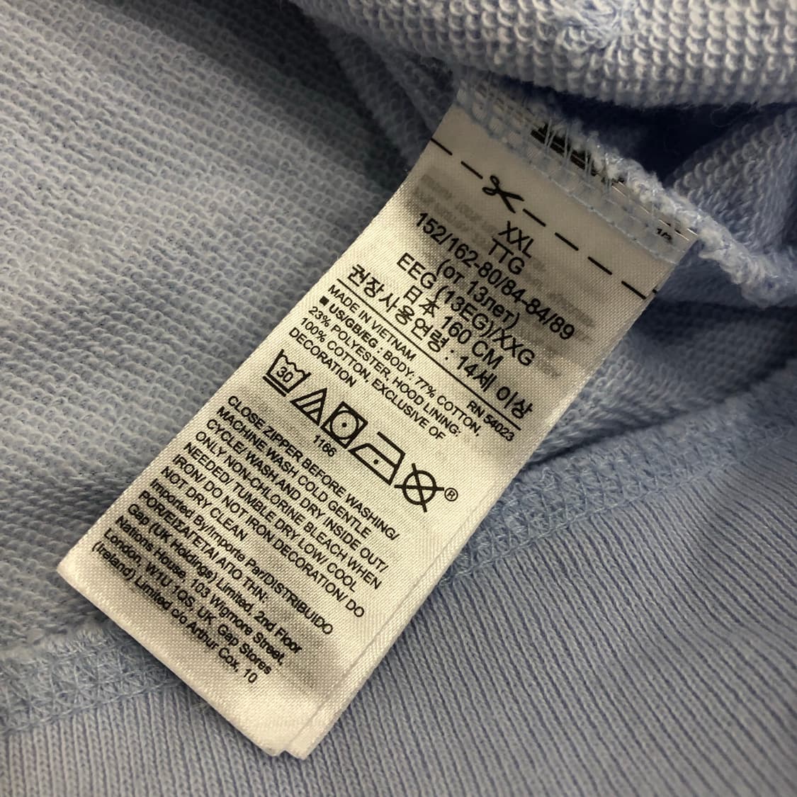 갭 걸즈 로고 후드집업 상품이미지5