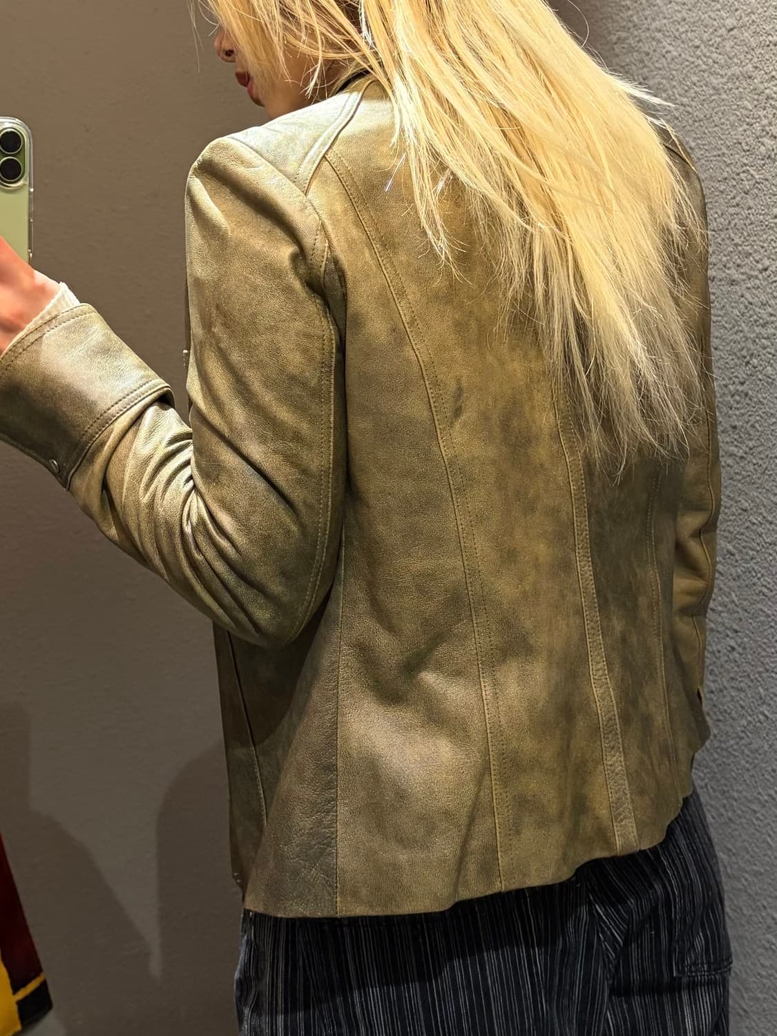 일본빈티지 양가죽 레더자켓 상품이미지4