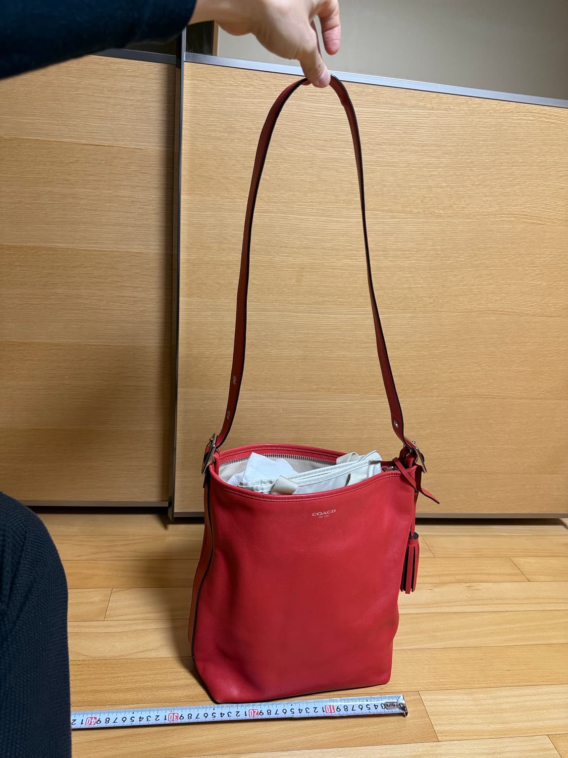 코치 COACH 가죽 가방 백 토트백 숄더백 크로스백 크로스가능 끈 이중 상품이미지3