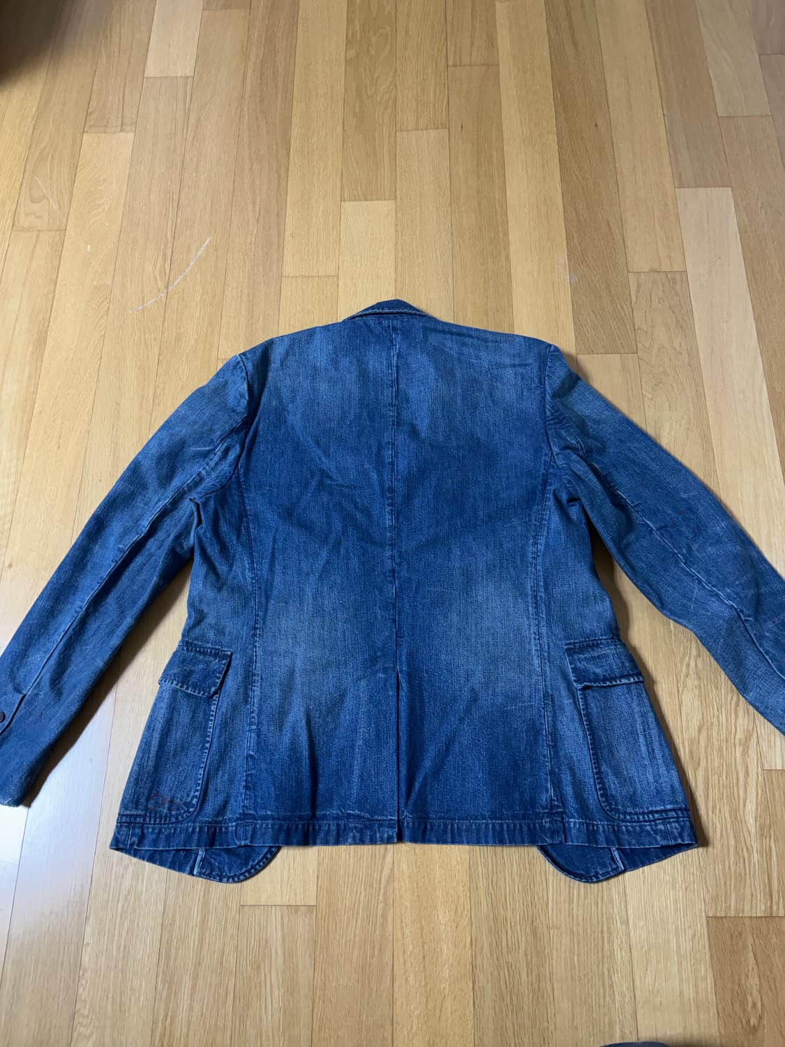 폴로 정품 빈티지 데님 블레이저 자켓 L [105] 40R 상품이미지7