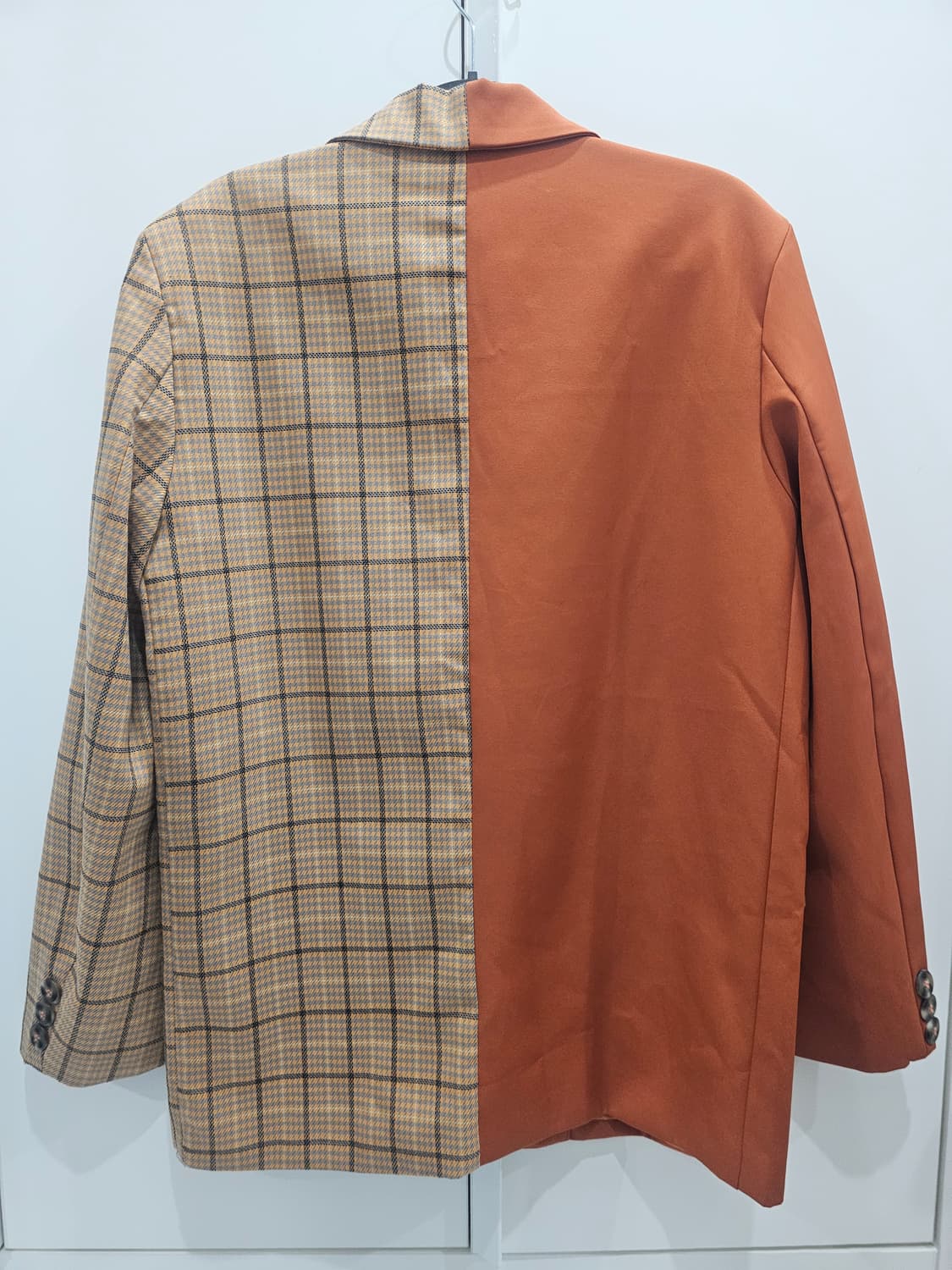 유니크 하프 체크 자켓 상품이미지3