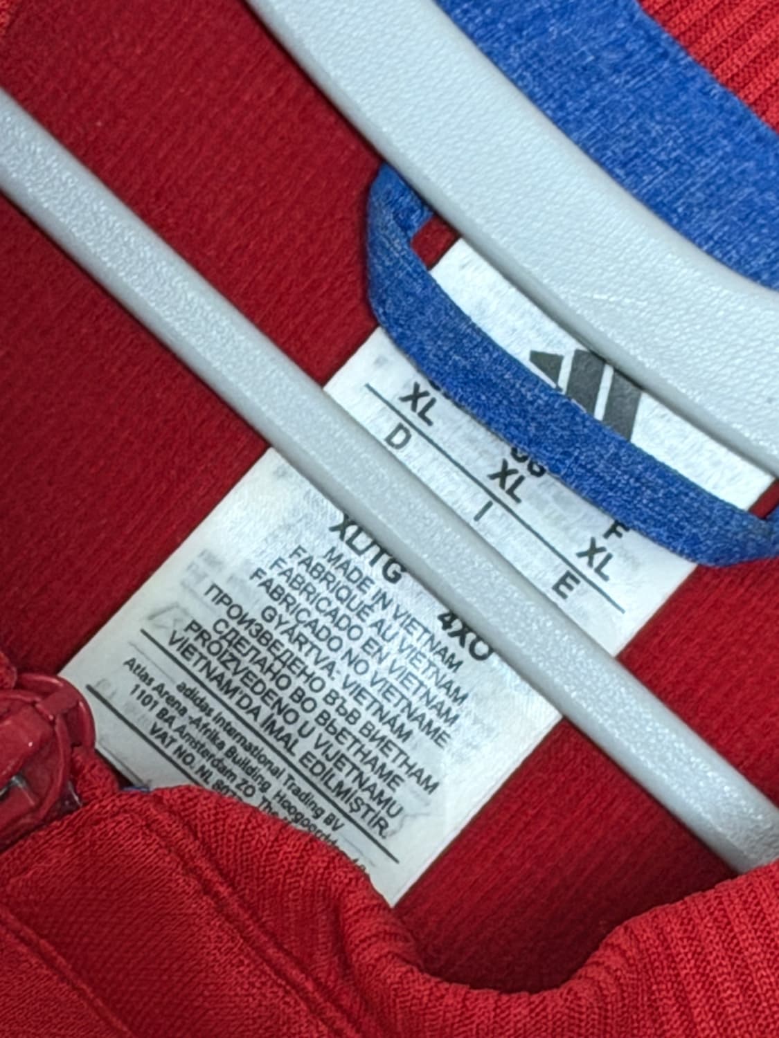 아디다스 함부르크 져지 레드  상품이미지4