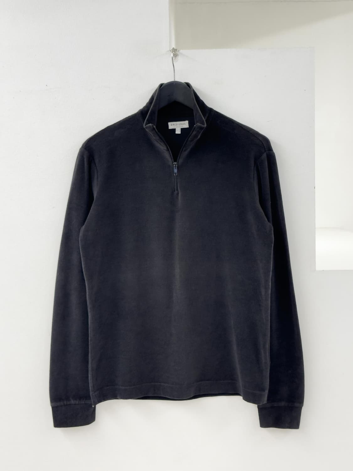 조르지오 아르마니 벨벳 집업 탑 상품이미지2