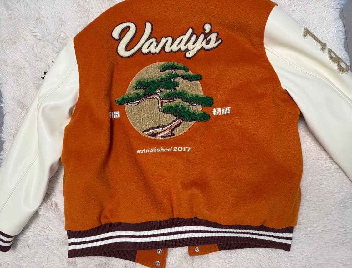 반디 더 핑크 본사이 바시티 자켓 L (새상품) 상품이미지5