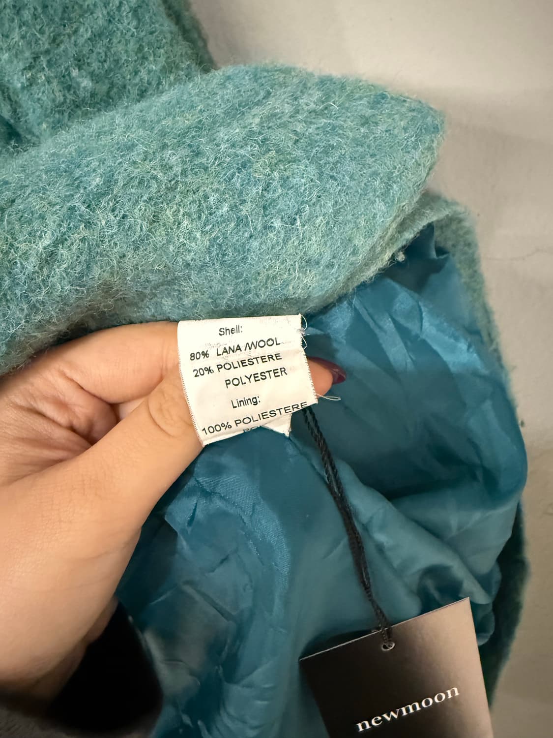 Italy big hood double button point coat 상품이미지9