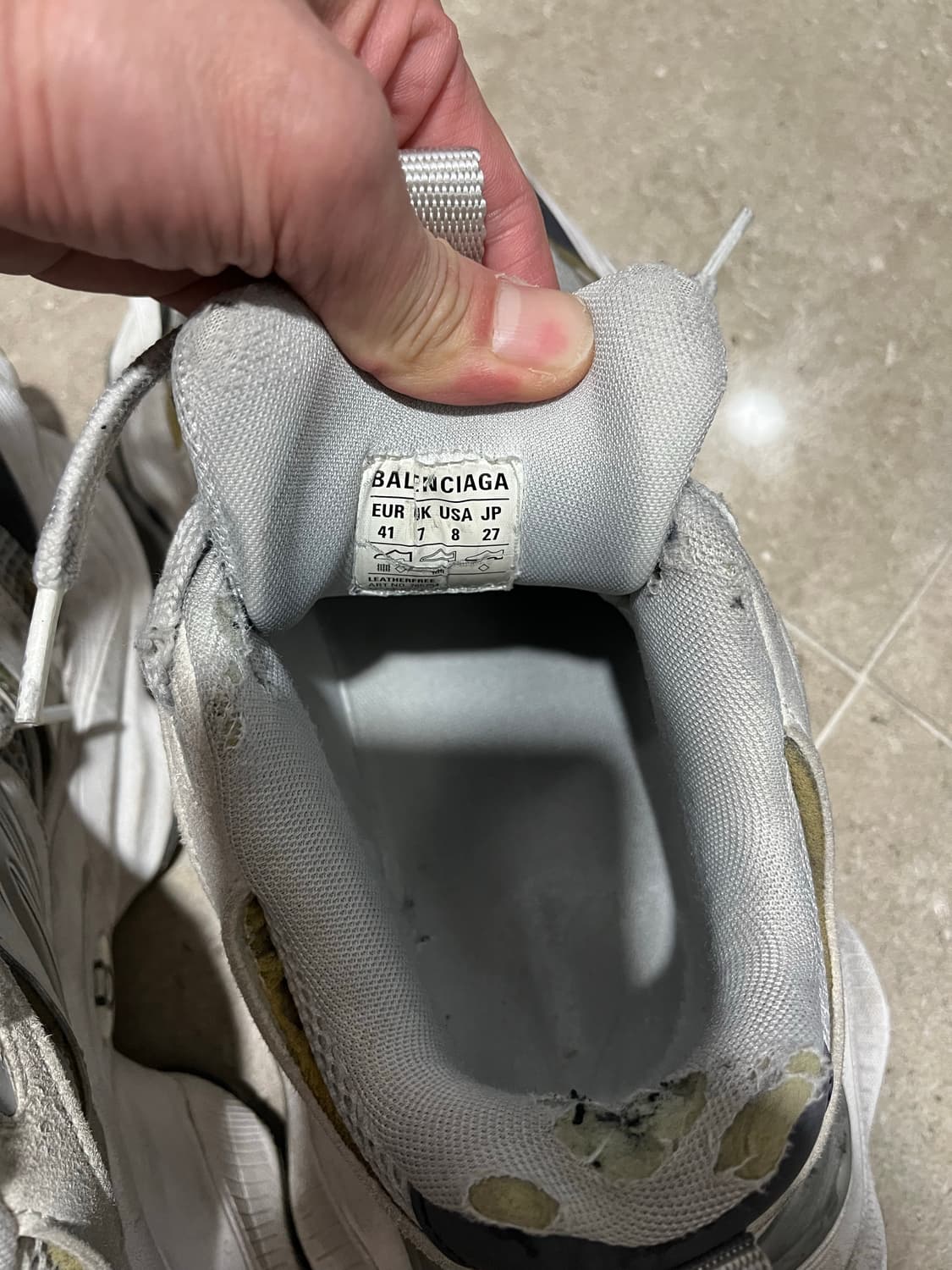 발렌시아가 카고 스니커즈 41사이즈 상품이미지7