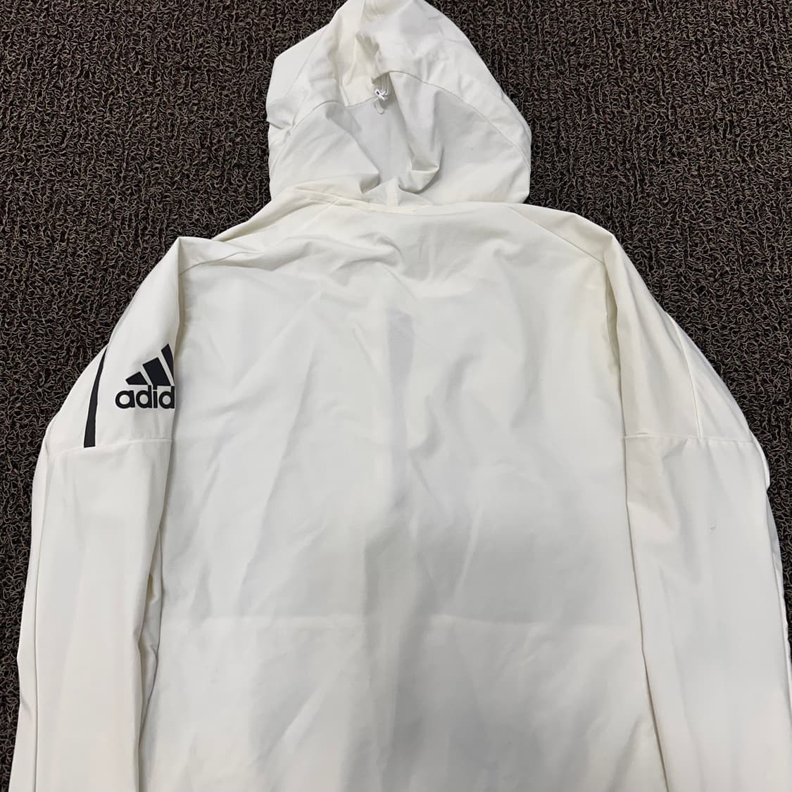아디다스 여성 경량 바람막이 자켓 런닝복 운동복 아이보리 L 상품이미지6