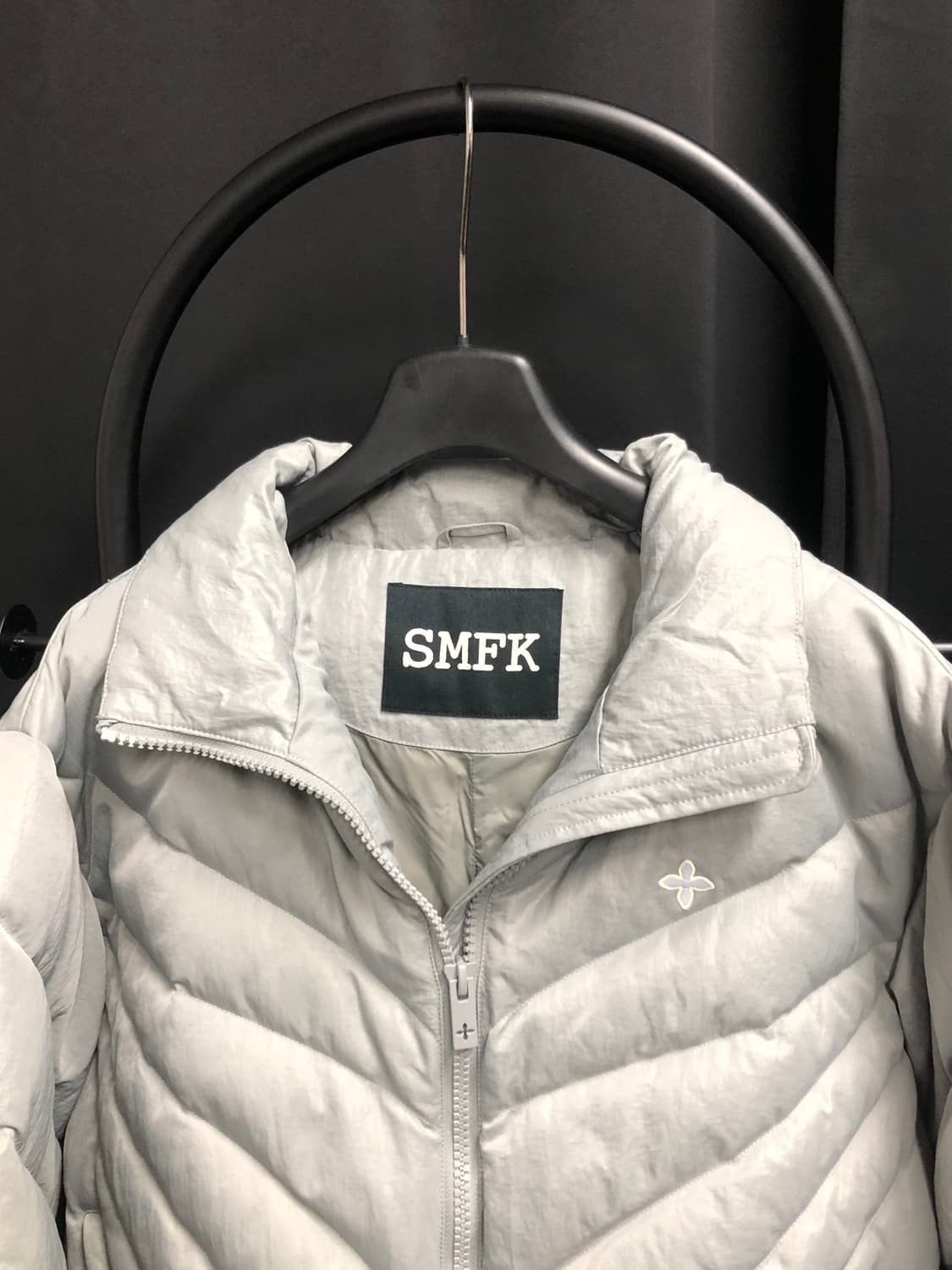 SMFK future storm 실버 와이드 다운 퍼프재킷 패딩 상품이미지4