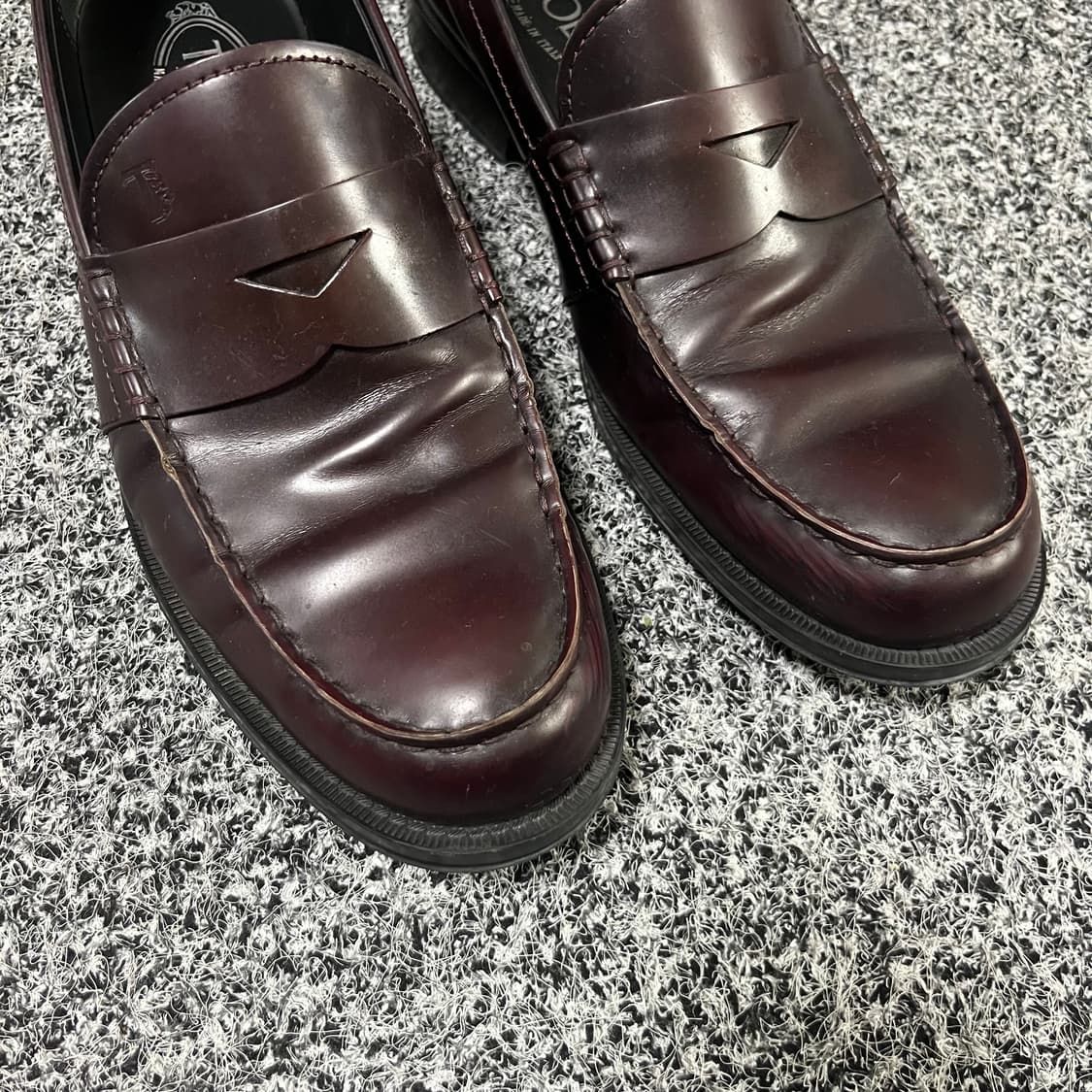 토즈 남성 로퍼 버건디 8A 상품이미지5