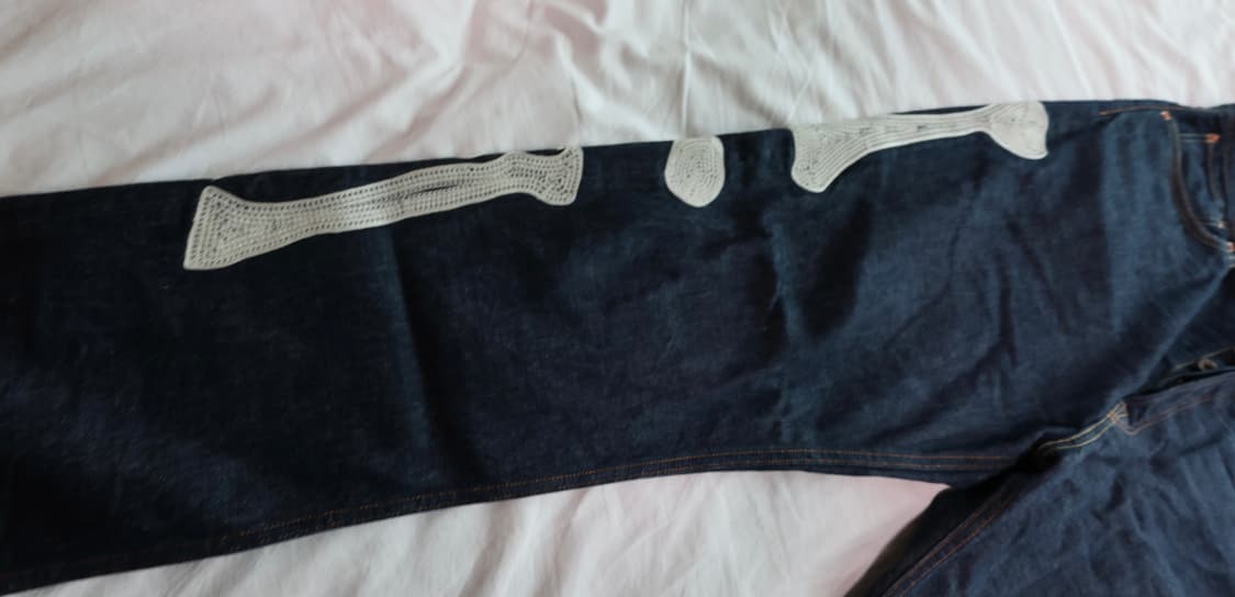 캐피탈 본 데님 자켓 48 팬츠 36 셋업 상품이미지10