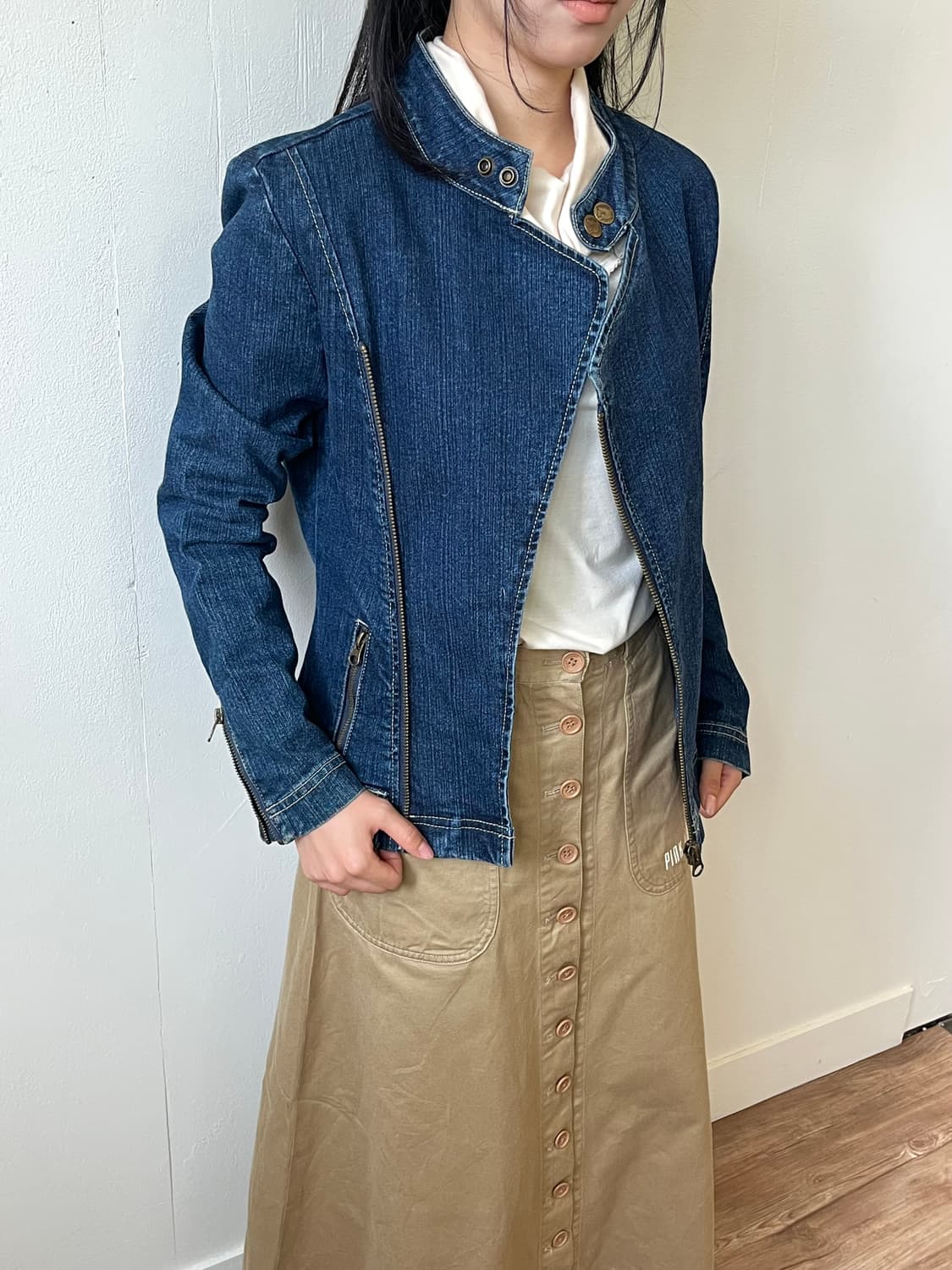 90’s JORDACHE 데님 라이더 자켓 상품이미지6
