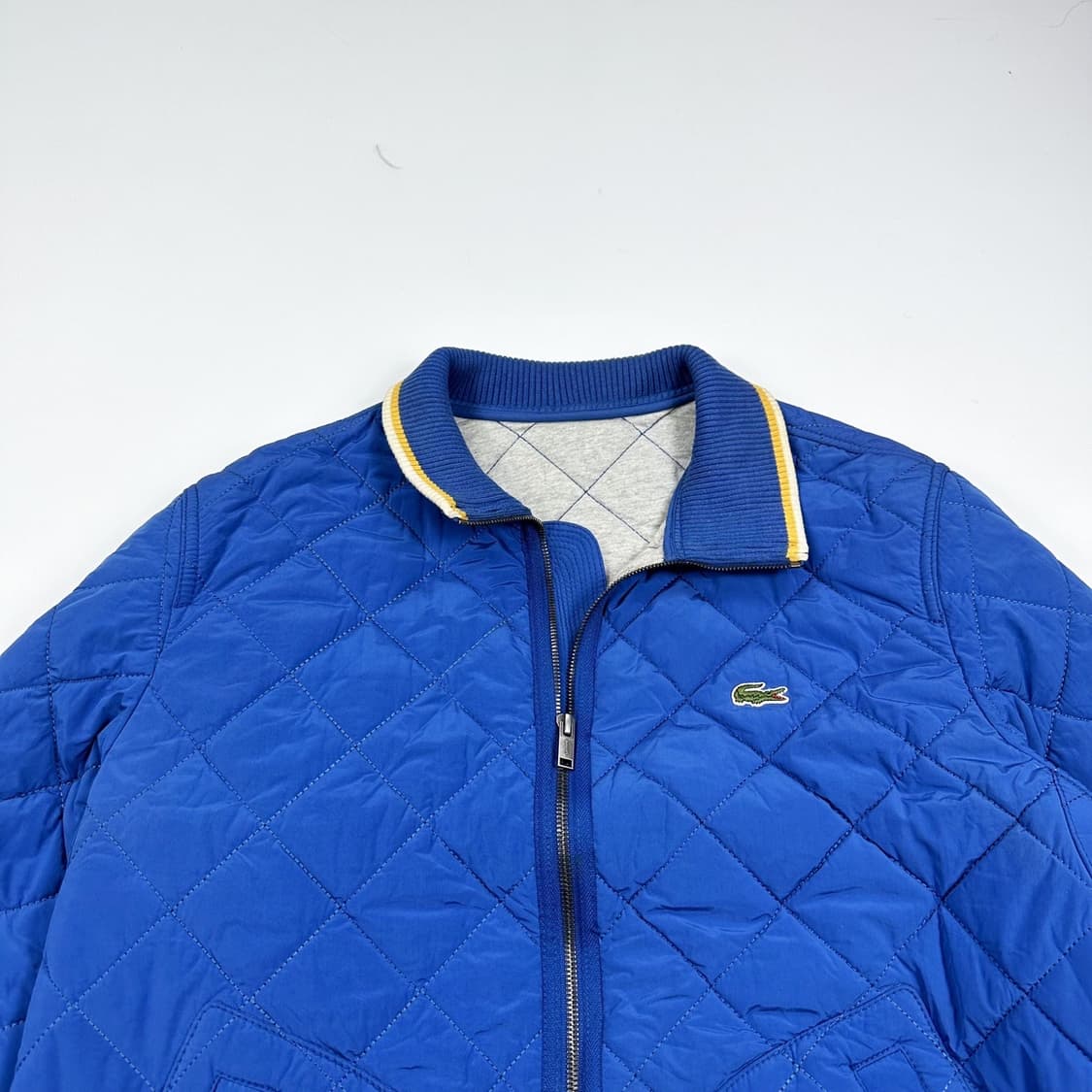라코스테 크록 누빔 봄버 점퍼 자켓 (실측 L) 상품이미지1
