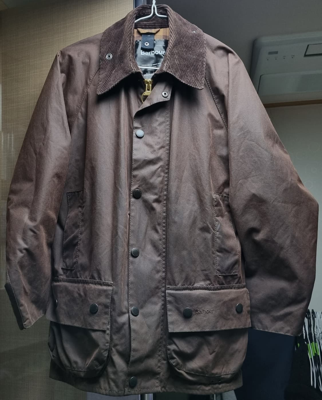 [Barbour] 바버 뷰포트 왁스 자켓 34 브라운 상품이미지3