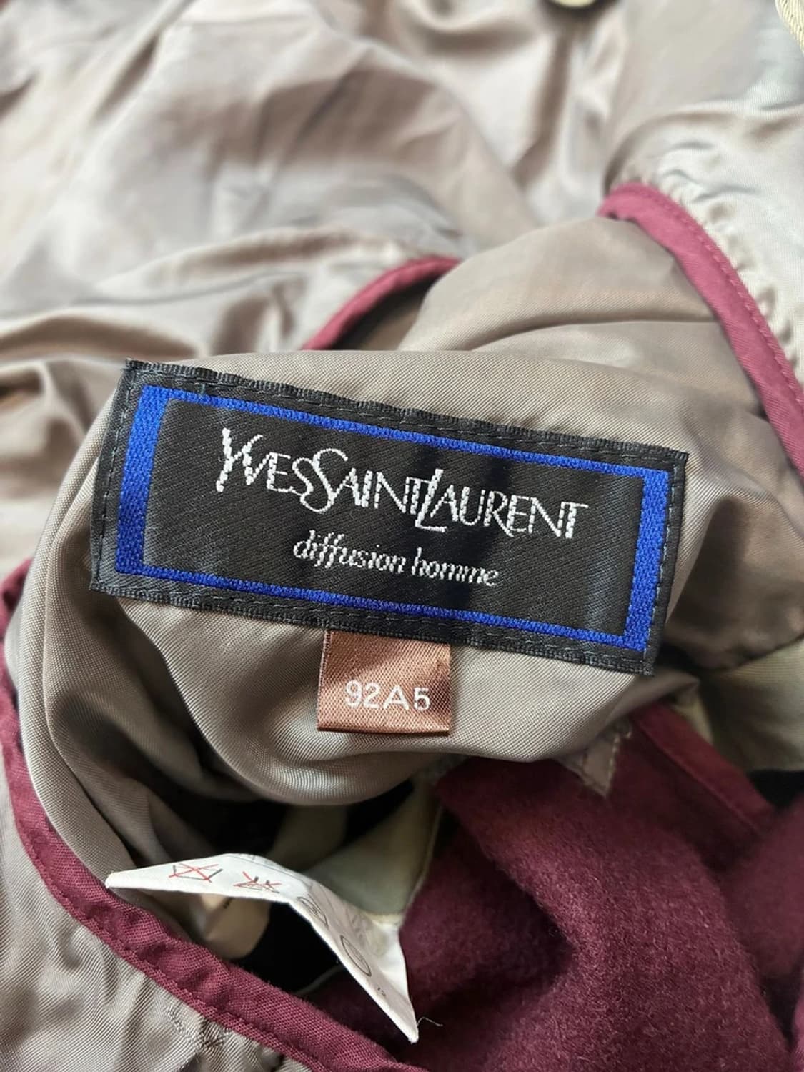 입생로랑 YSL 90s 재팬 벨티드 트렌치 코트 PN5024 상품이미지7