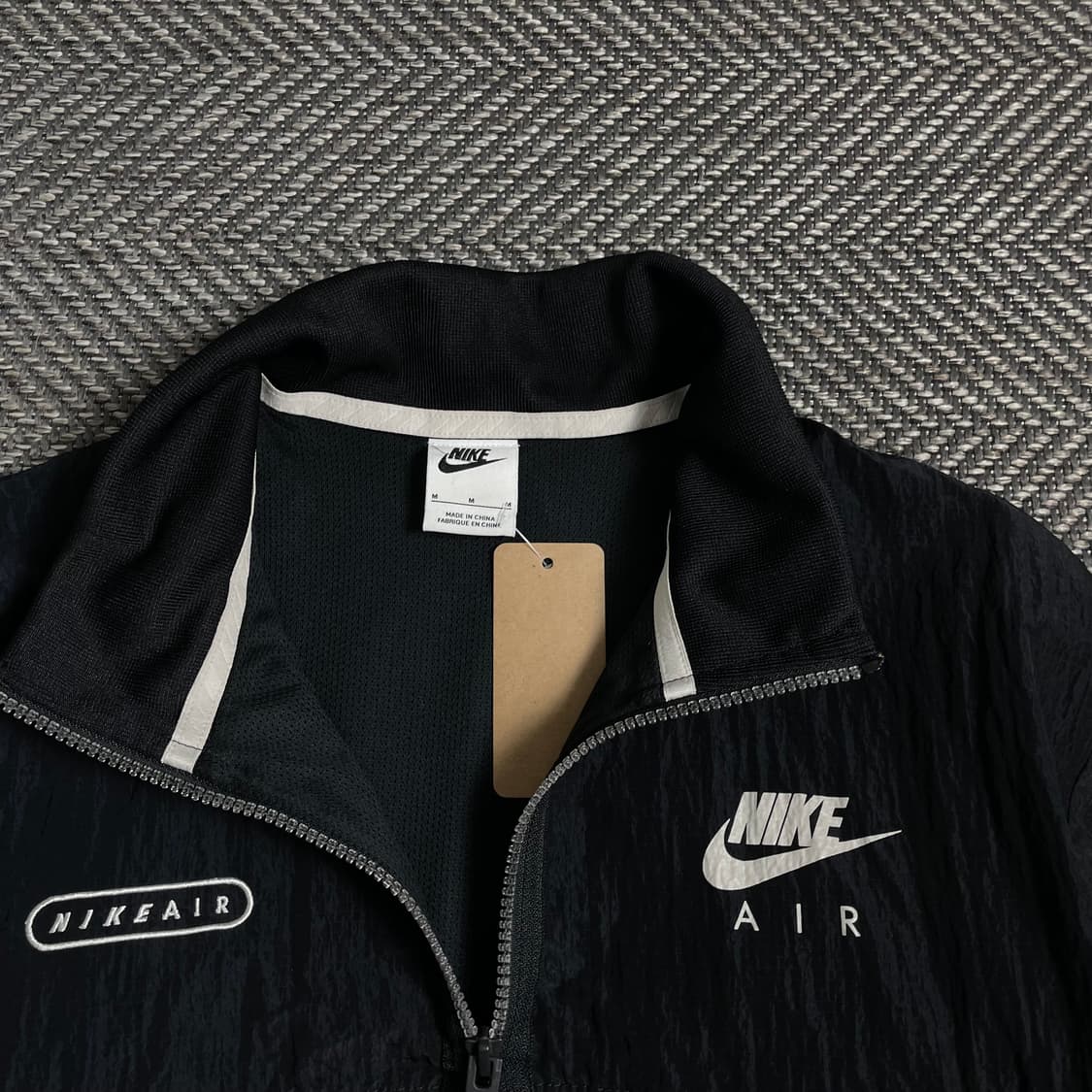 나이키 에어 매쉬 테크 우븐 아노락 블랙 바람막이o 4895 상품이미지6