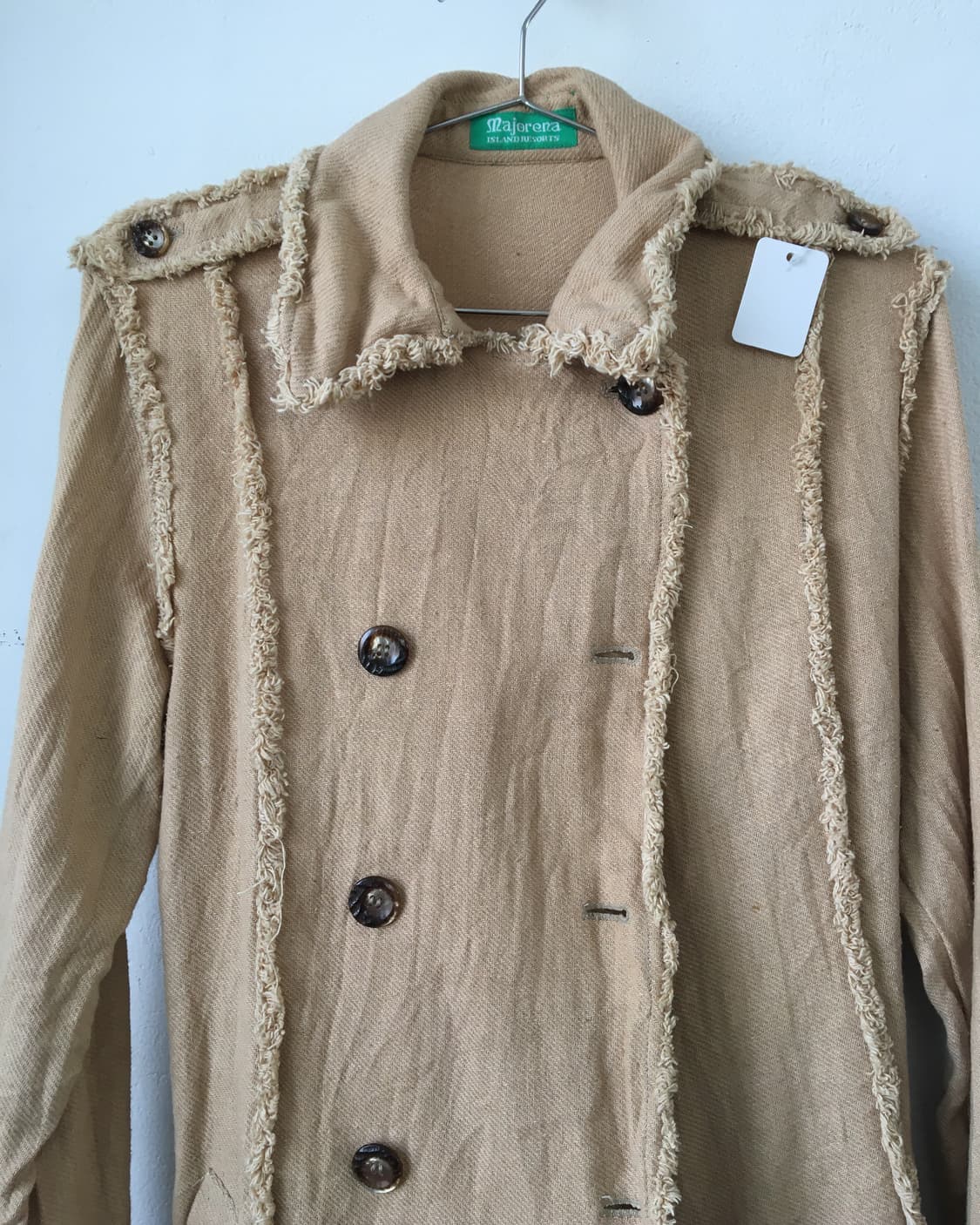 Benetton grunge point belted jacket 상품이미지4