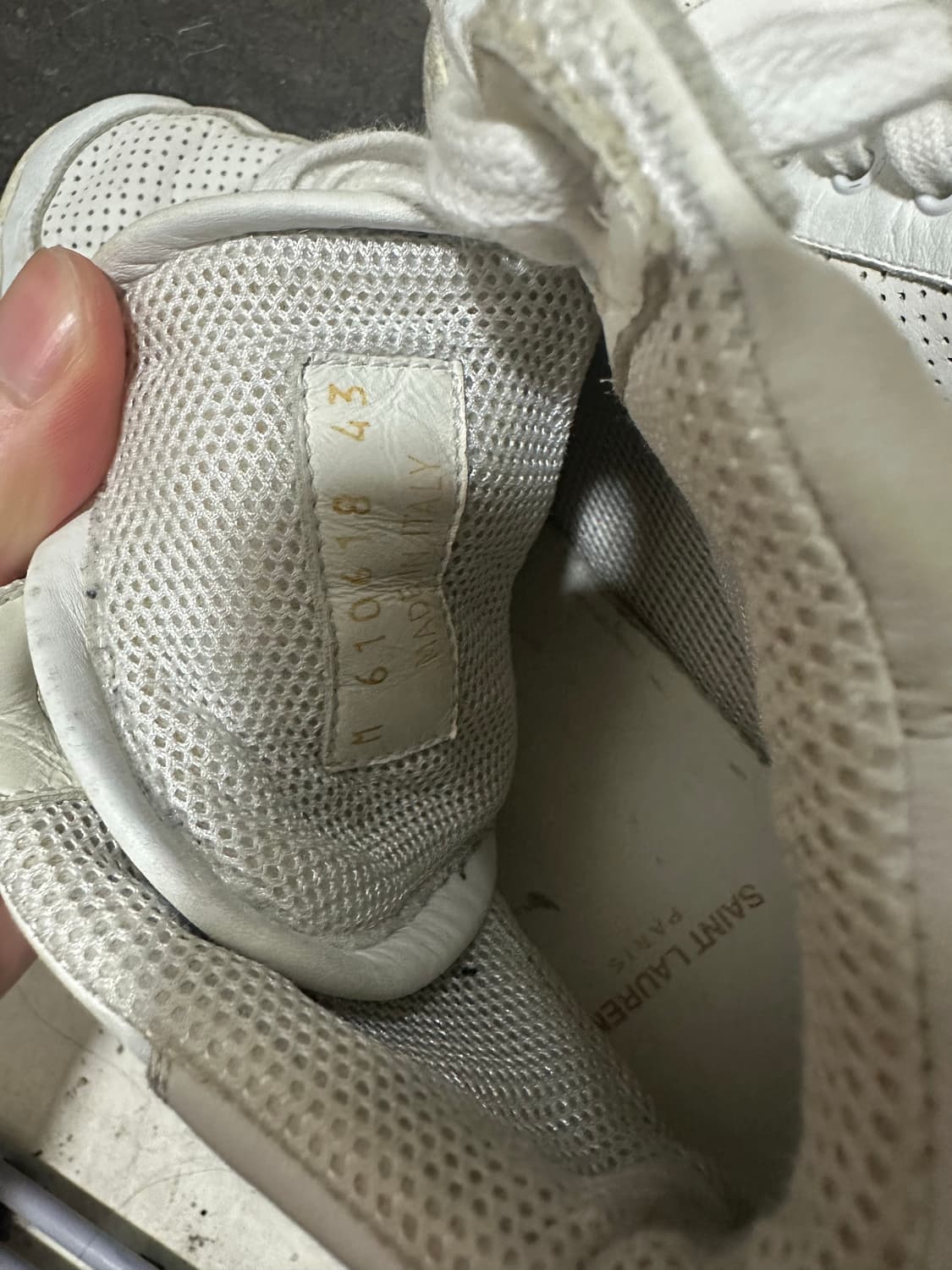 생로랑 디스트레스드 하이탑 SL24 상품이미지7