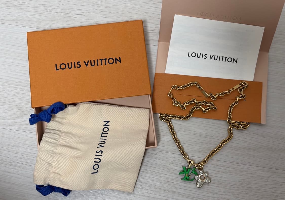 루이비통 LV 블루밍 팬던트 골드 상품이미지2