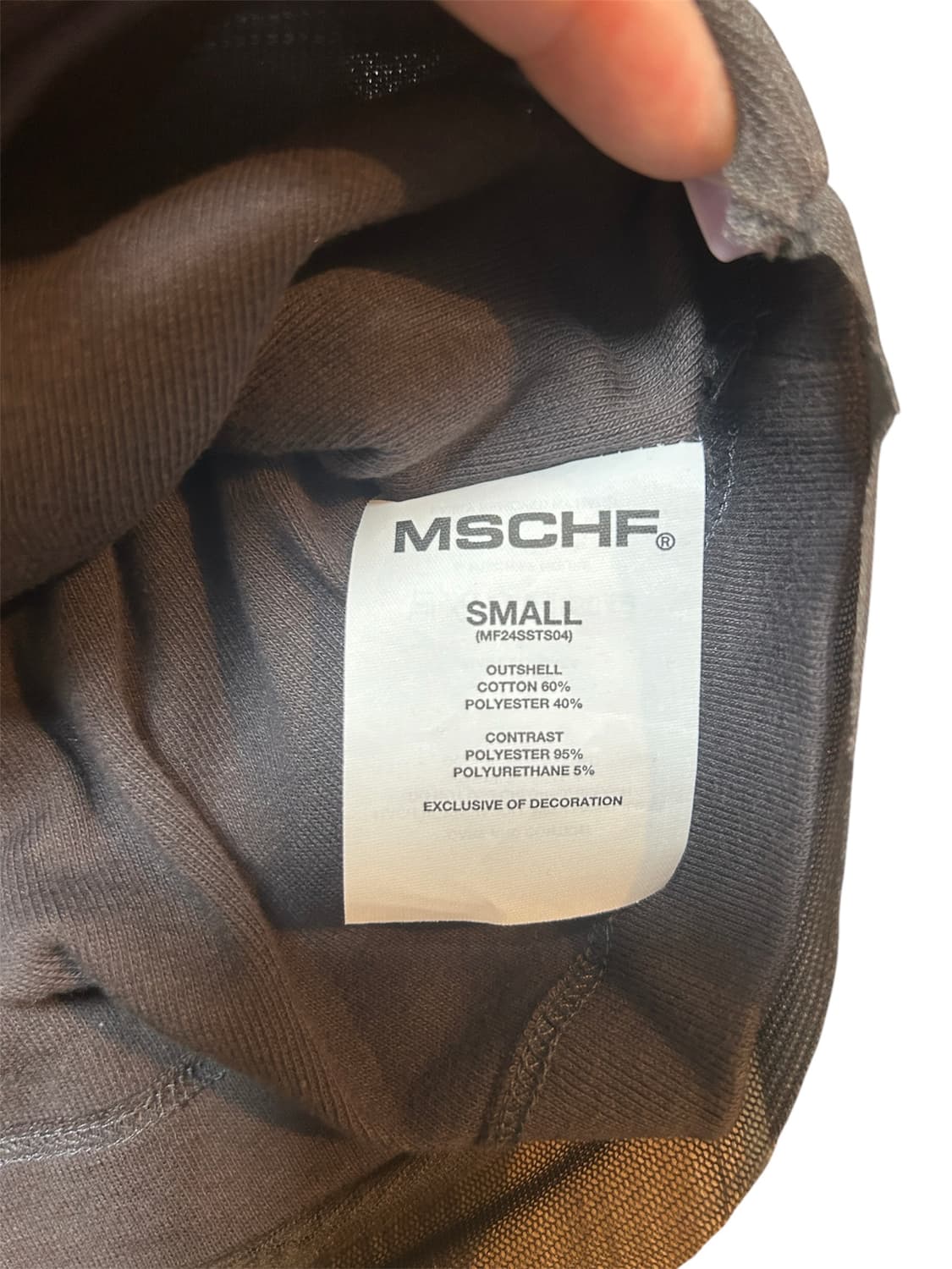 미스치프 sheer mesh 크롭 탑(새상품) 상품이미지3