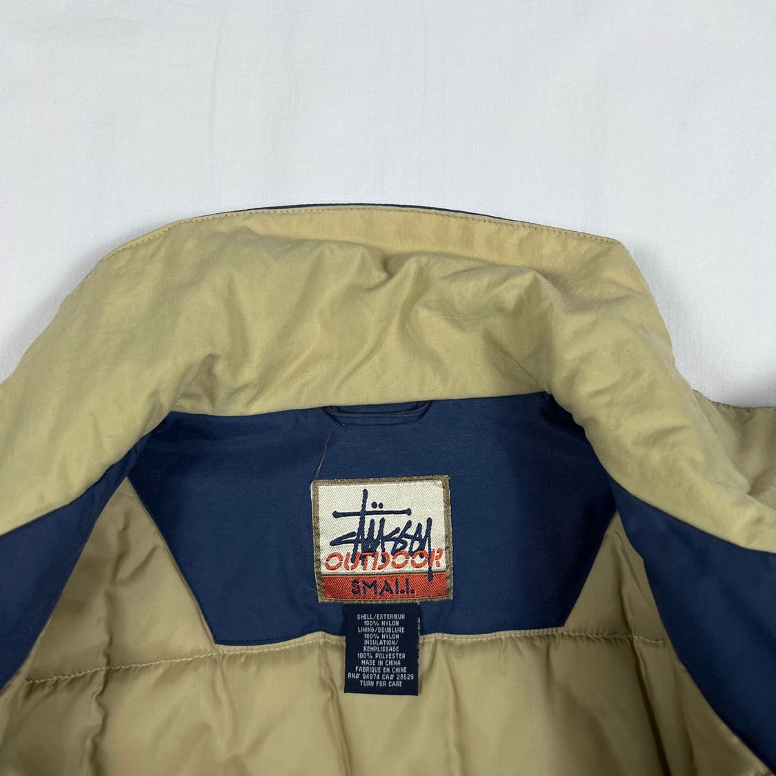 90‘s 스투시 stussy 아웃도어 s 로고 다운 패딩자켓 상품이미지6