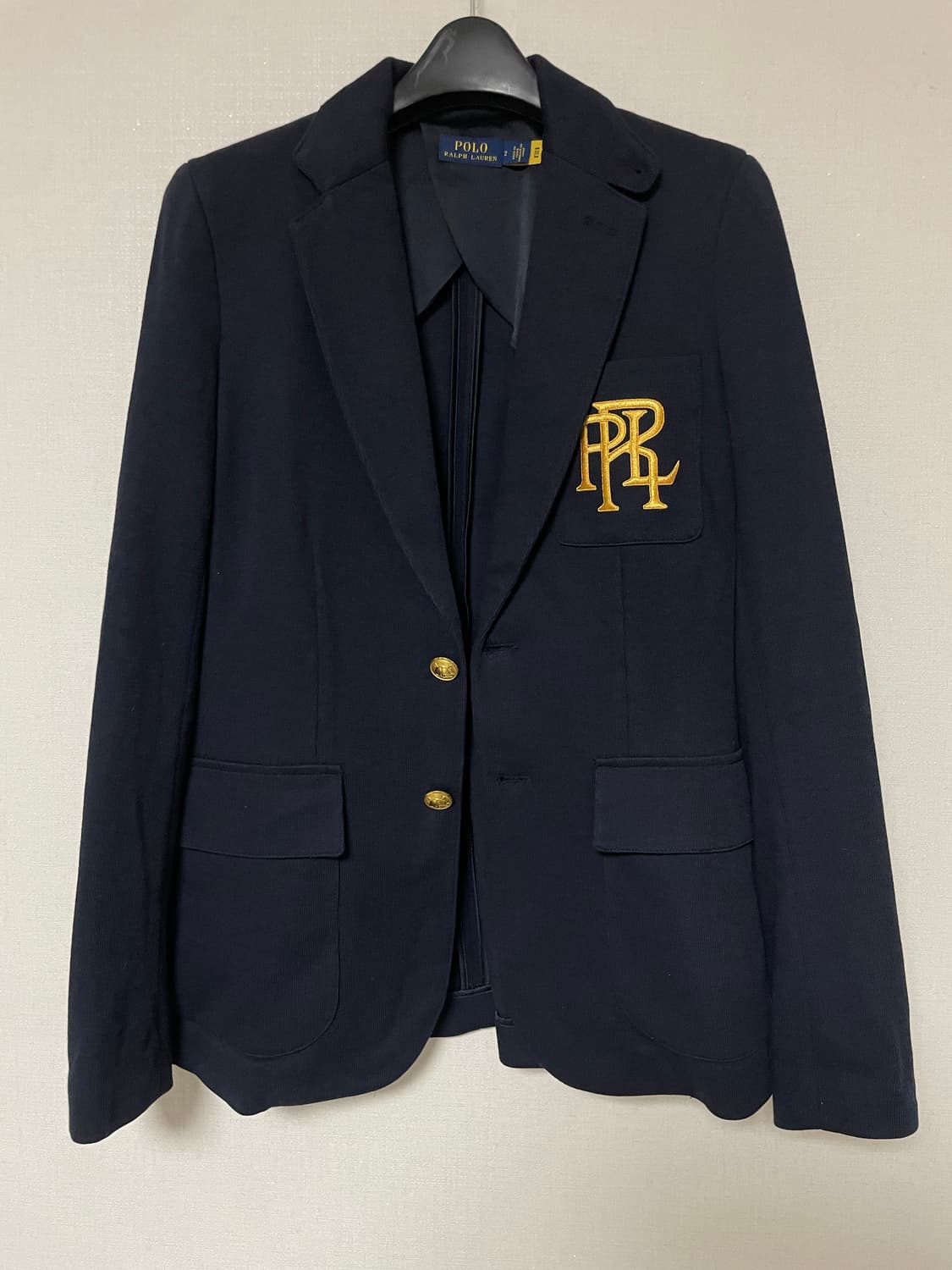 폴로 랄프로렌 네이비 금장와펜 자켓 155/84A 상품이미지1