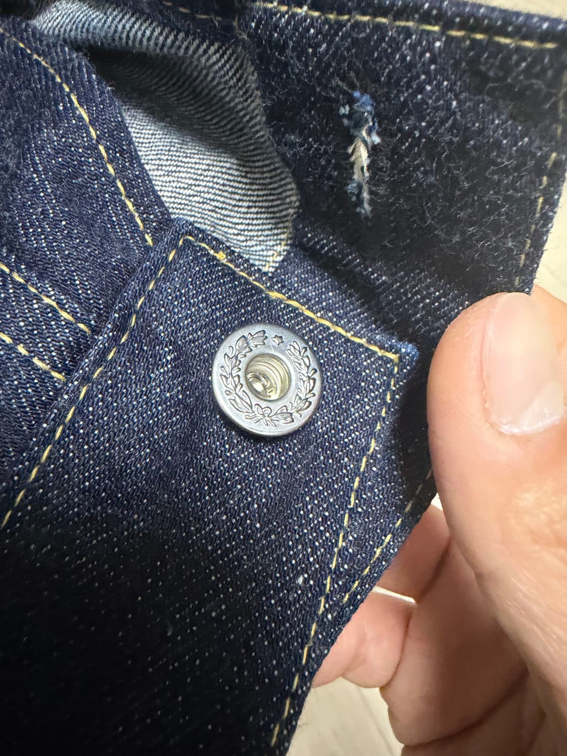 Tcb jeans late 40s 원워시 데님자켓 40사이즈 새제품 상품이미지4