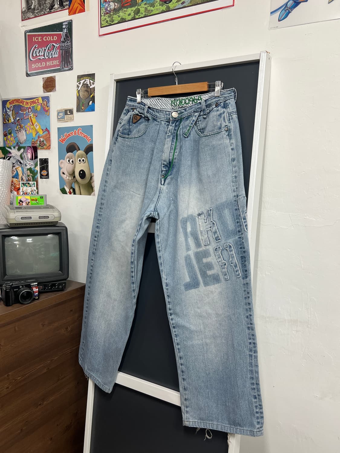 Akademiks 아카데믹 올드스쿨 와이드핏 힙합 데님 팬츠 상품이미지9