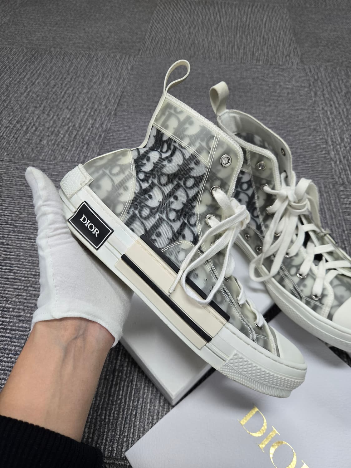 [특가][정품]디올 오블리크 하이탑 스니커즈 상품이미지3