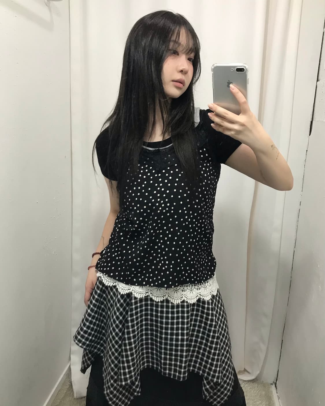 블랙 패턴 모리 코디 세트 🖤 상품이미지4