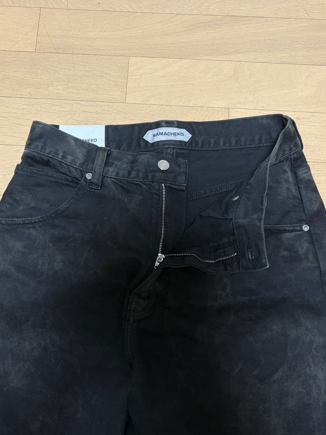 [M] 나마체코 Lomna 데님 블랙 멘솔 상품이미지2