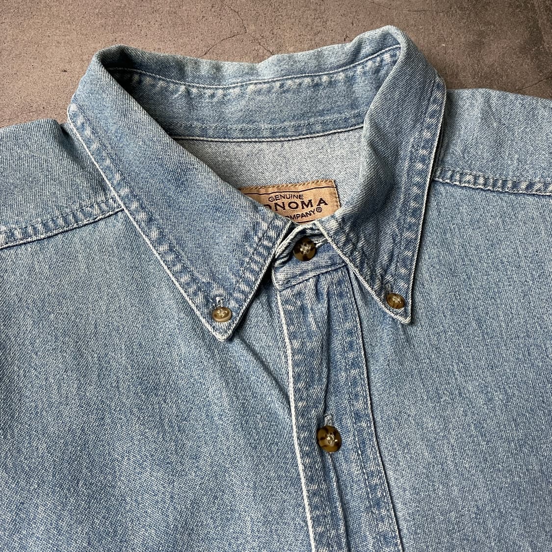 SONOMA 빈티지 다운버튼 코튼 데님 셔츠 A00707 상품이미지2