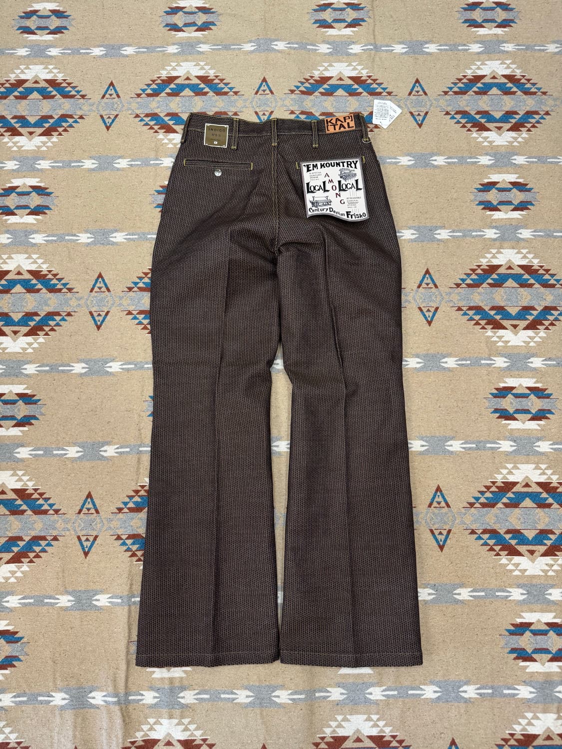 [32] 캐피탈 센츄리 데님 5P 프리스코 팬츠 머디 브라운 상품이미지4