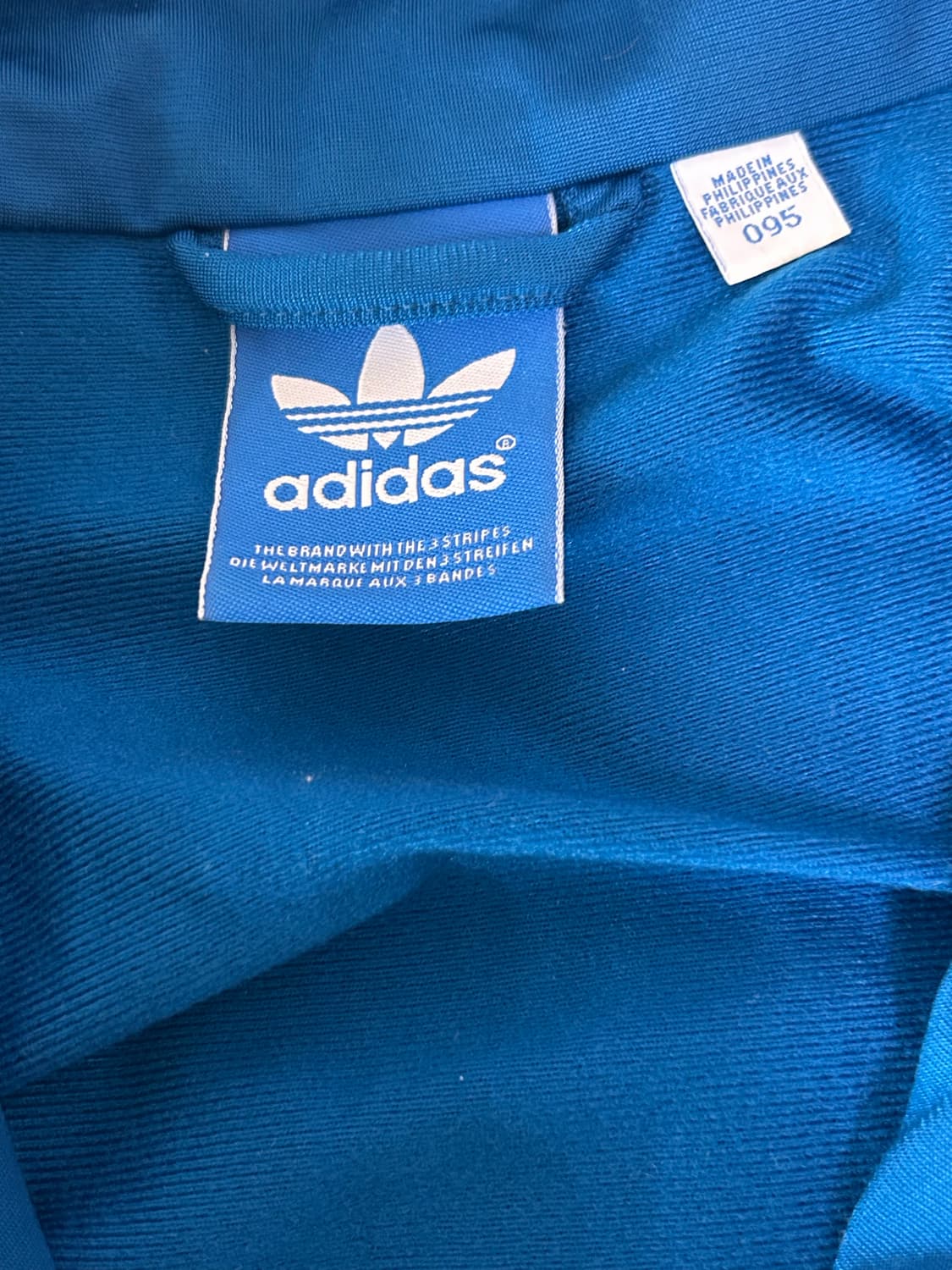 아디다스 파이어버드 트랙탑 블루&오렌지 상품이미지2