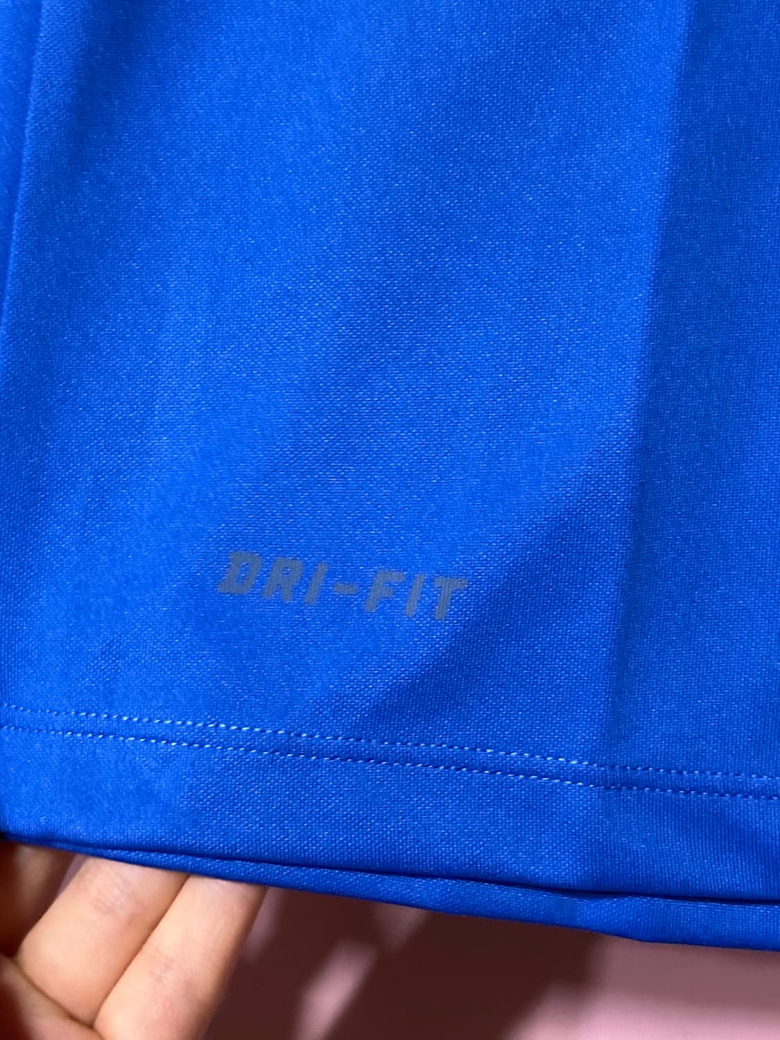 나이키 드라이핏 나이키티 나이키 블루 기능성 긴팔티 S 포카리깔 상품이미지4