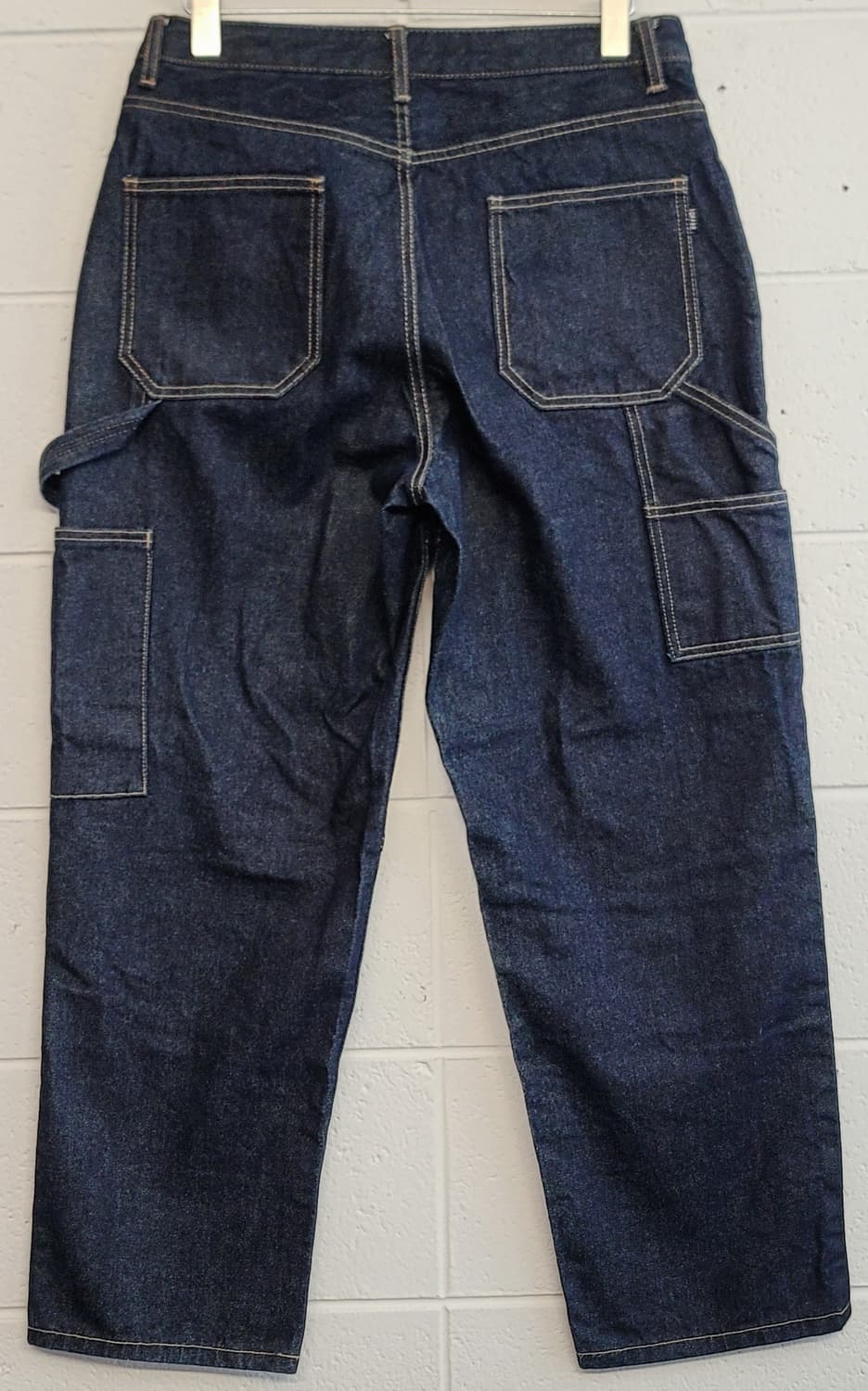 토피(TOFFEE) 카펜터 와이드 데님팬츠 판매 상품이미지2