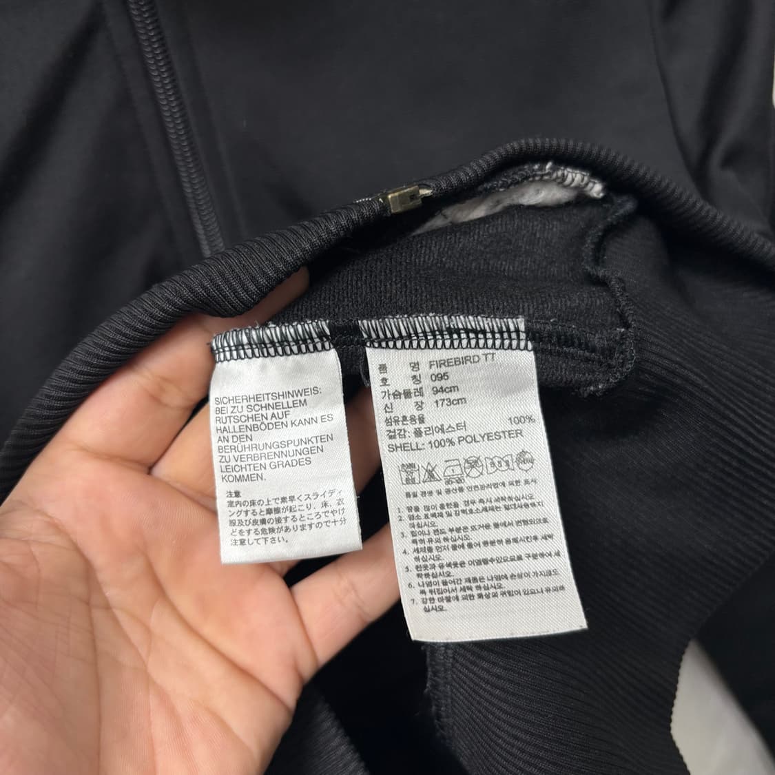 아디다스 블랙 파이어버드 져지 상품이미지5