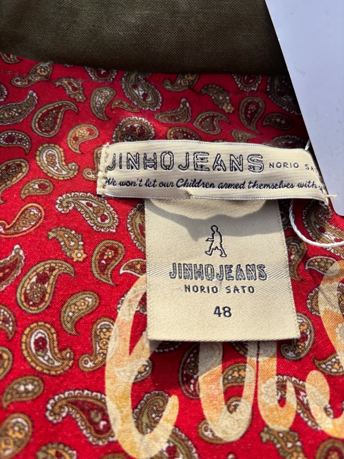 Vintage Jinho Jeans 성모마리아 가죽패치 필드자켓 상품이미지9