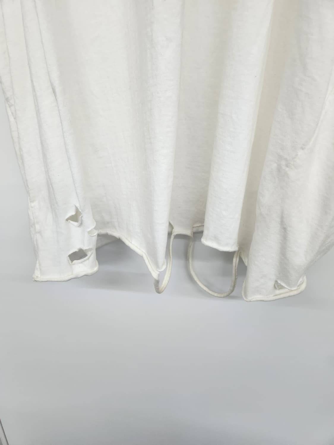 오버핏 디스트로이 컷팅 슬리브리스 상품이미지5