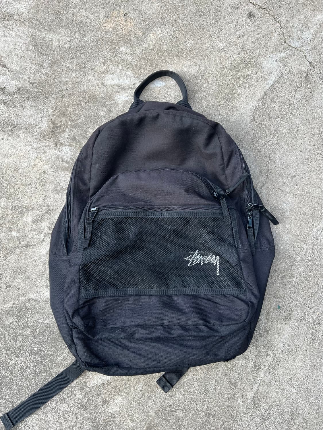 Stussy mesh backpack black 상품이미지1
