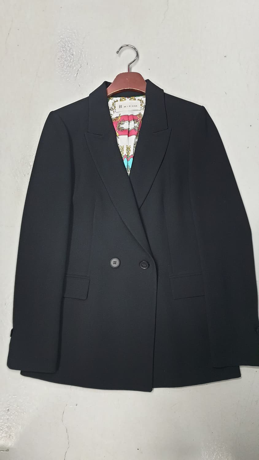 잇미샤 블랙 더블 버튼 자켓 55 상품이미지1