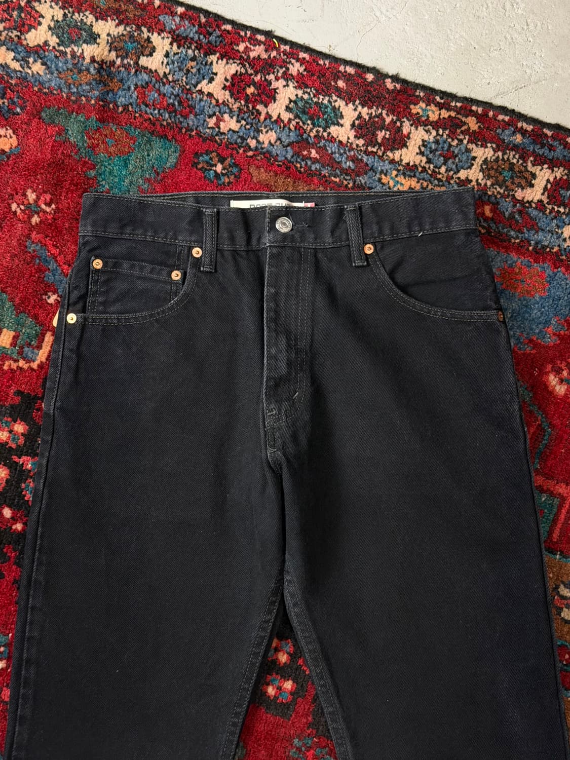 00's 빈티지 리바이스 517 블랙 부츠컷 리바이스 플레어진 상품이미지5